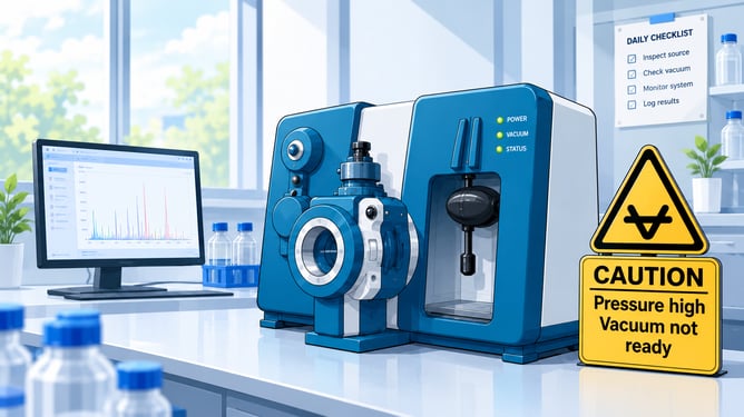 Troubleshooting vacuum pressure issues on the SCIEX Triple Quad 6500+